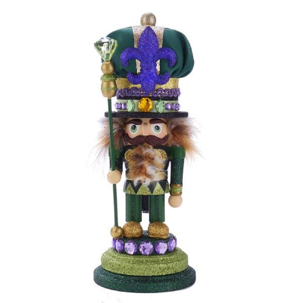 Kurt Adler Kurt S. Adler 12-Inch Hollywood Mardi Gras Nutcracker, Multi