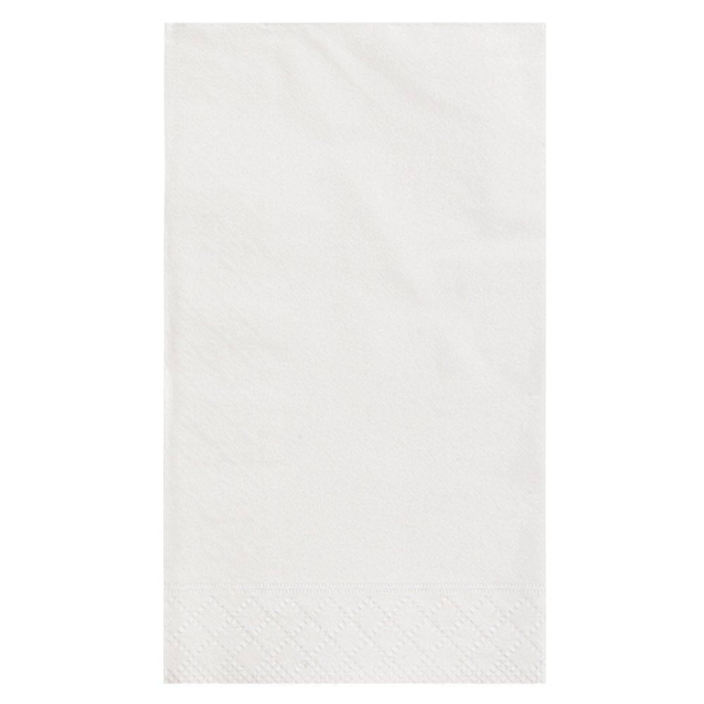Unique Disposable Napkin, 8" x 4", White