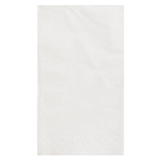 Unique Disposable Napkin, 8" x 4", White