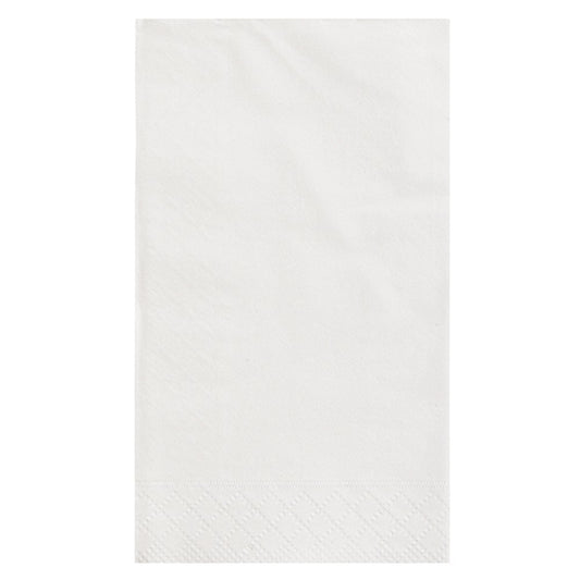 Unique Disposable Napkin, 8" x 4", White