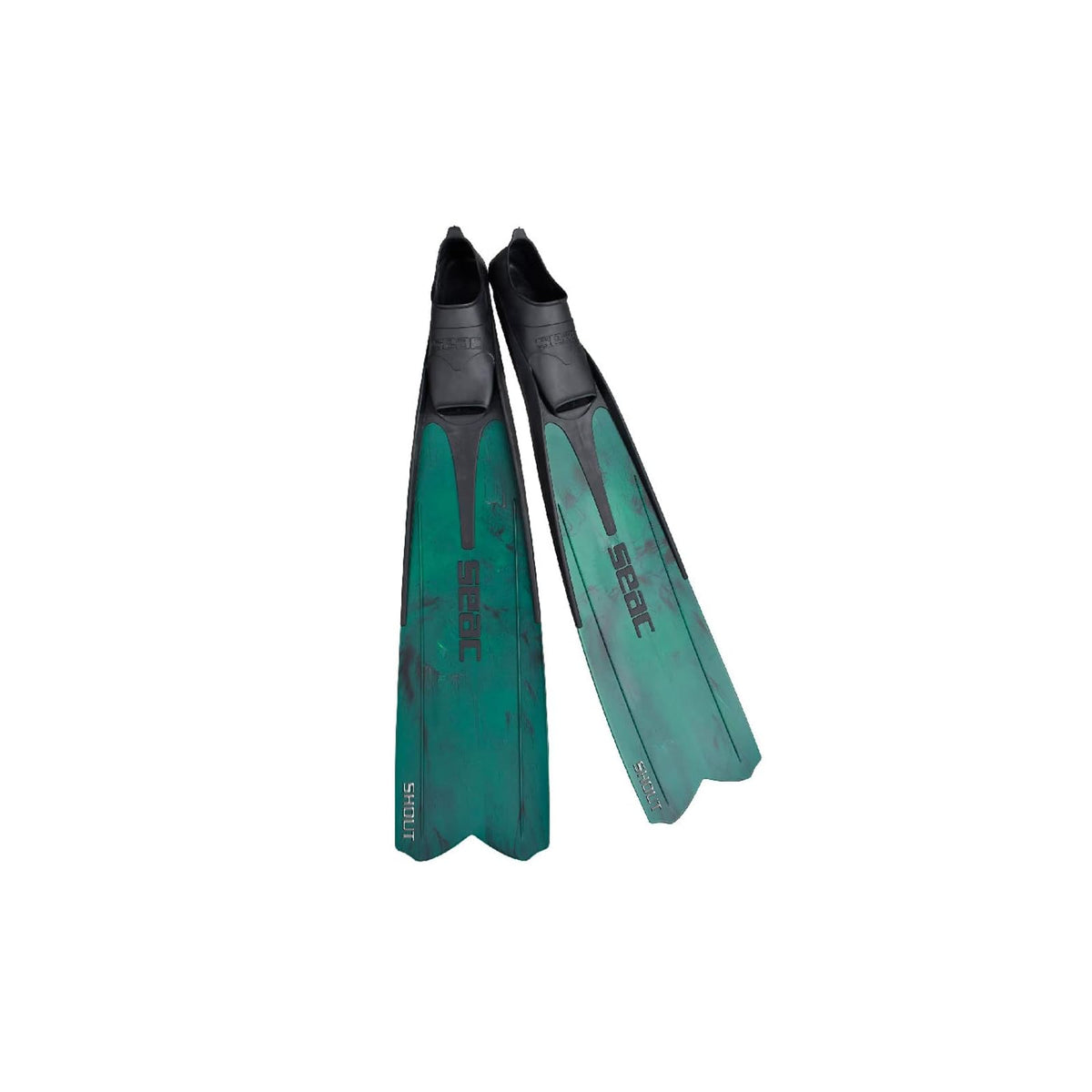 SEAC Swim Fin, 39/40, Camo Green