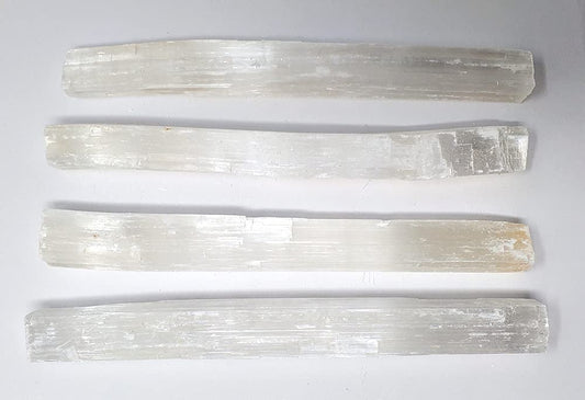 New Age Imports, Inc.® ~ Premium Quality Selenite Sticks 7-8" Size- 1 LB. Great for Wicca, Reiki, Healing, Metaphysical, Chakra, Positive Energy, Meditation, Protection, Decoration or Gift (7-8")