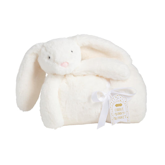Mud Pie Blanket, 25" x 25", White