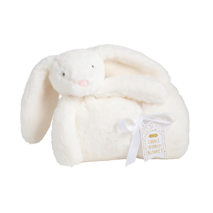 Mud Pie Blanket, 25" x 25", White