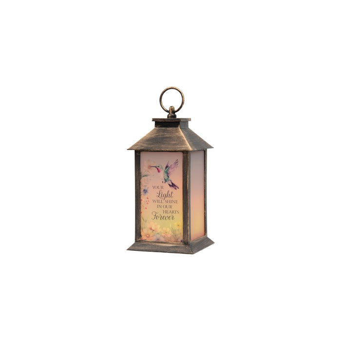 Carson Electric Lantern, 13" H, Reddish-Brown