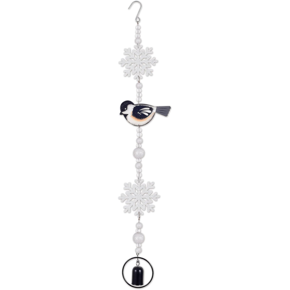 Sunset Vista Designs Hanging Ornament, 27.5 Inch, Black/White