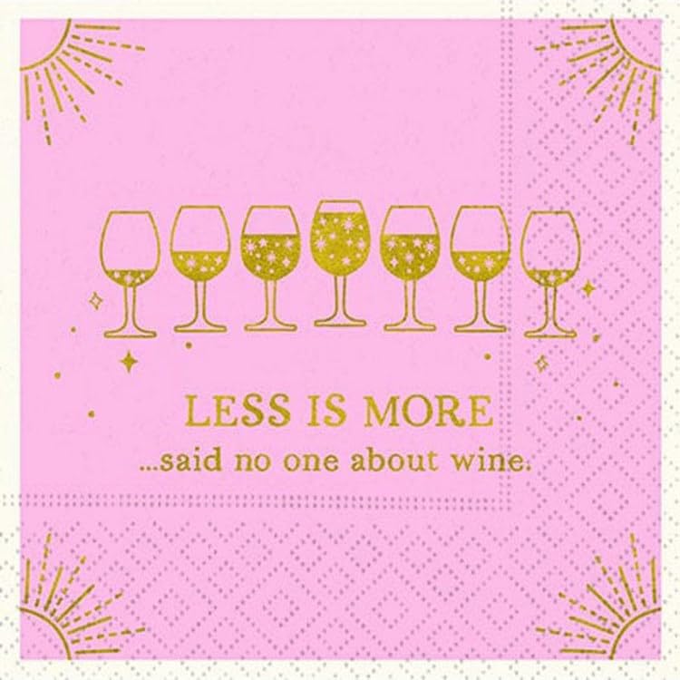 DESIGN DESIGN Said No One About Wine Beverage Napkin, Party Supplies
