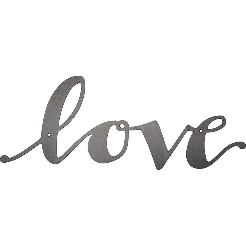 Primitives by Kathy - "Love" Cutout Metal Sign
