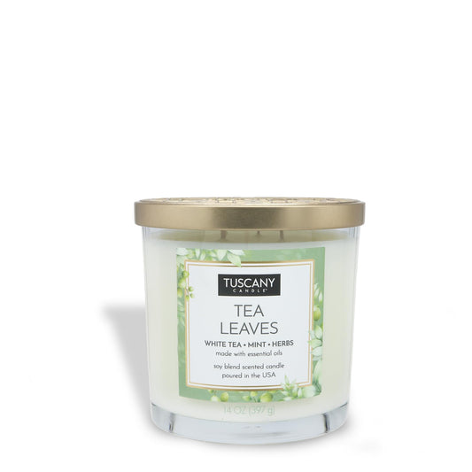 Empire Candle Tuscany 14 oz. Tea Leaves Soy Blend Jar Candle One Size