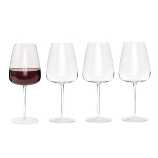 Luigi Bormioli Drinking Cup, 4 Count (Pack of 1), Clear