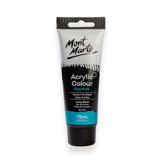 Mont Marte Acrylic Paint Studio 75ml - Lamp Black