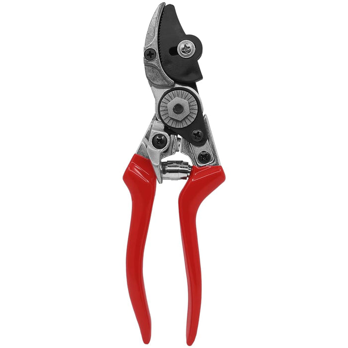 Zenport Z202 Heavy Duty Pruner, Cut-n-Hold, Red Handles, 8-Inch