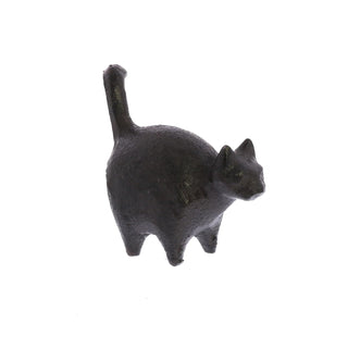 HomArt Botero Critter Cat, Cast Iron, Brown