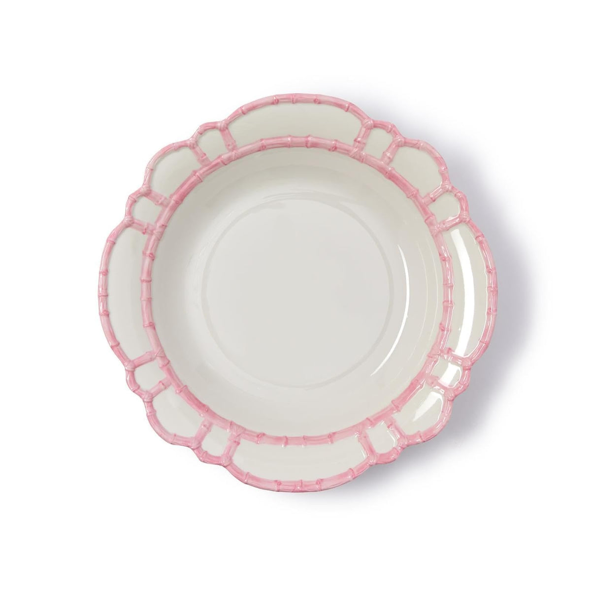 Two's Company Dishware Bowl, 15" Dia, Pink