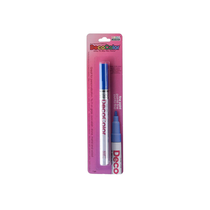 Uchida 200-C-3 Marvy Deco Color Fine Point Paint Marker, Blue