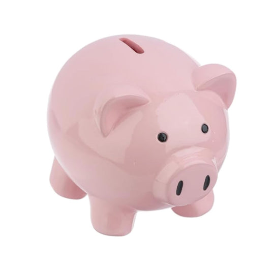 Ganz Money Bank, 6" L., Pink