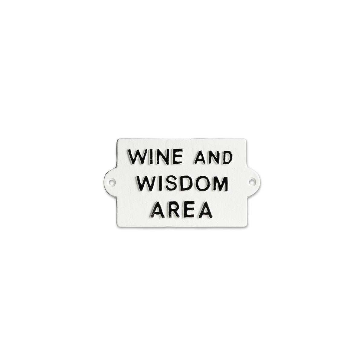 Abbott Collection Decorative Signage, Antique White