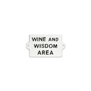 Abbott Collection Decorative Signage, Antique White