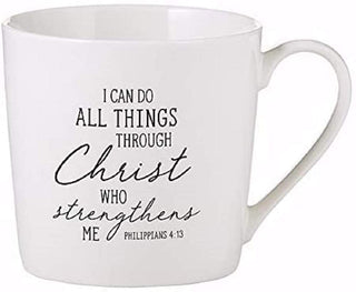 Creative Brands Mug-Cafe-I Can Do All Things (14 Oz)