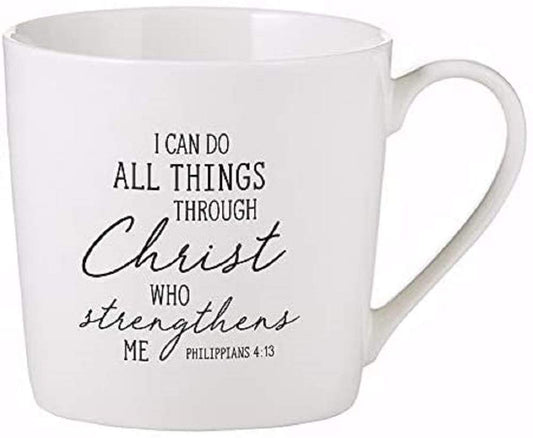 Creative Brands Mug-Cafe-I Can Do All Things (14 Oz)