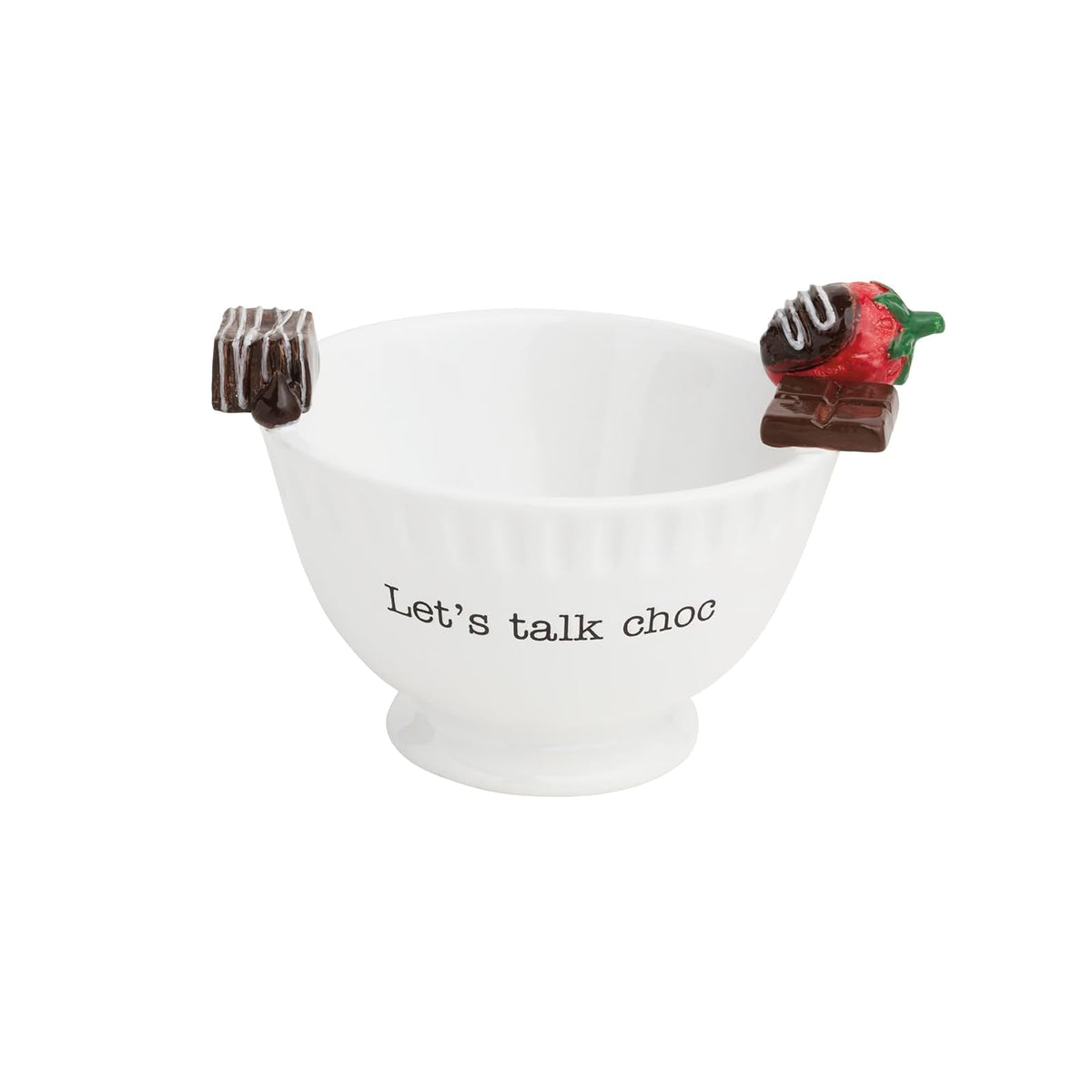 Mud Pie Dishware Bowl, 2 3/4" x 4 1/2" dia, Chocolate