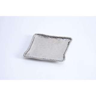 Pampa Bay Dishware Plate, 6.5 Inch, Silver