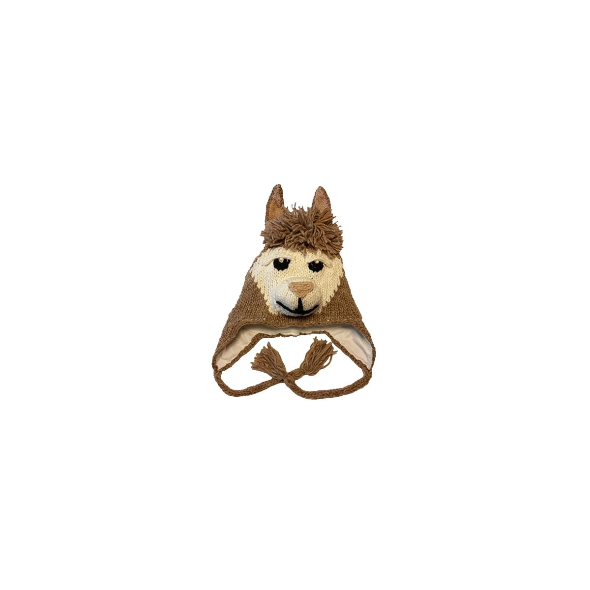 Arts of Ecuador Hat, Tan, Tan Llama