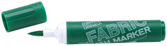 Uchida Marvy Fabric Brush Point Marker Art Supplies, Green