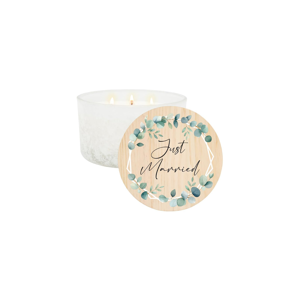Carson Candle, 3.25" H x 5.13" DIA, White