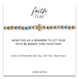 Lenny & Eva Bracelet, Medium, Blue Jasper