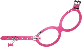 Buddy Belts Harness Pebble Grain Hot Pink - Luxury Edition (5)