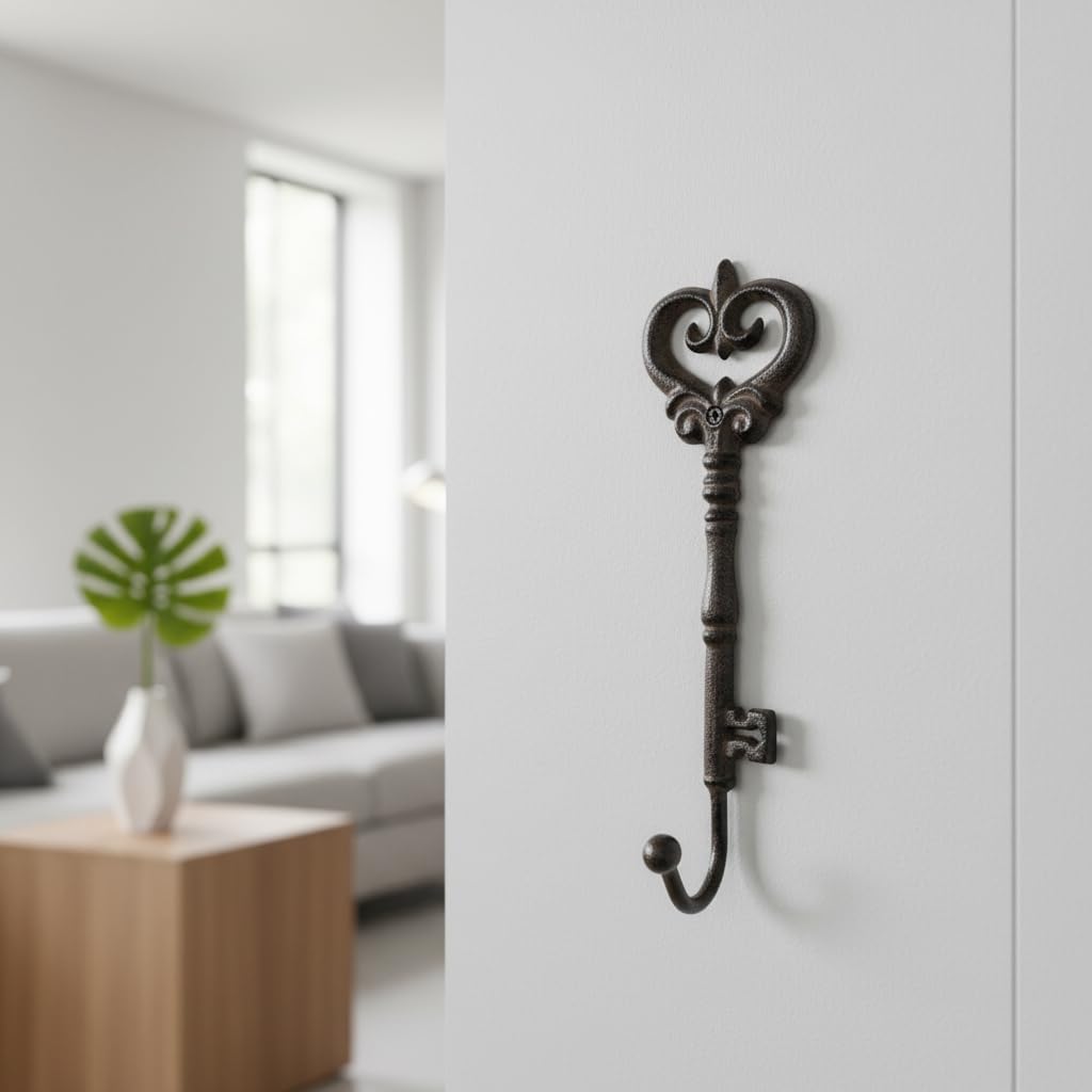 Comfy Hour 9 Inch Key Wall Hook, Antique Decorative Hanger