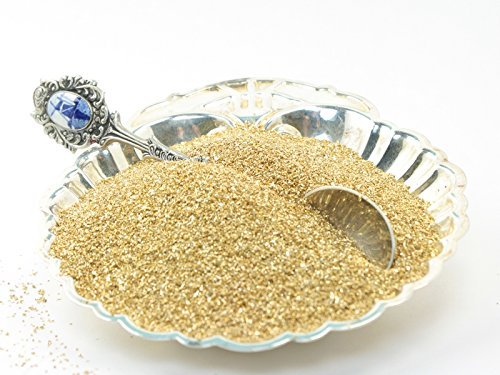 Meyer Imports Gold Imported German Glass Glitter - One Pound - Fine 90 Grit (Most Popular Grain Size) Sparkly Glass Glitter - 311-9-007