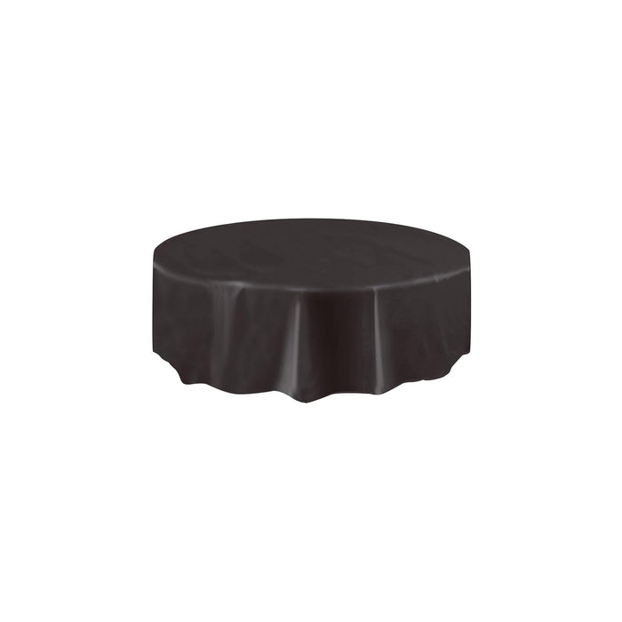 Unique Tablecloth, 7.5" (Round), Black