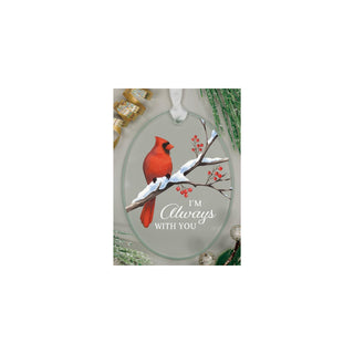 Carson Hanging Ornament, 4" H, Clear