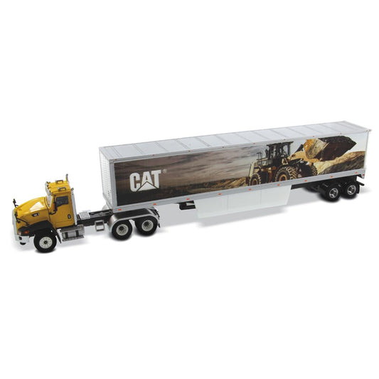 1:50 Caterpillar CT660 Day Cab Tractor with Mural Trailers - Diecast Masters - 85666