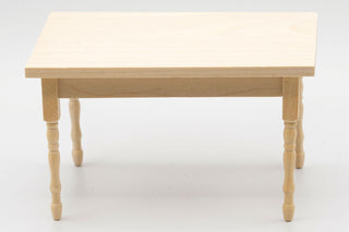 Aztec Imports Dollhouse Miniature Rectangular Kitchen Table (Unfinished)