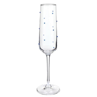 Slant Collections Drinking Cup, 7 Ounces, Blue Beads