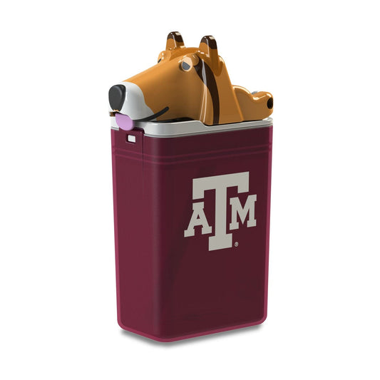 FUNTOPS Reusable Water Bottle | Officially Licensed NCAA Sports Bottle |BPA Free | Dishwasher Safe | Texas A&amp;M | Collie Reveille Mascot Officially Licensed NCAA - 8 oz