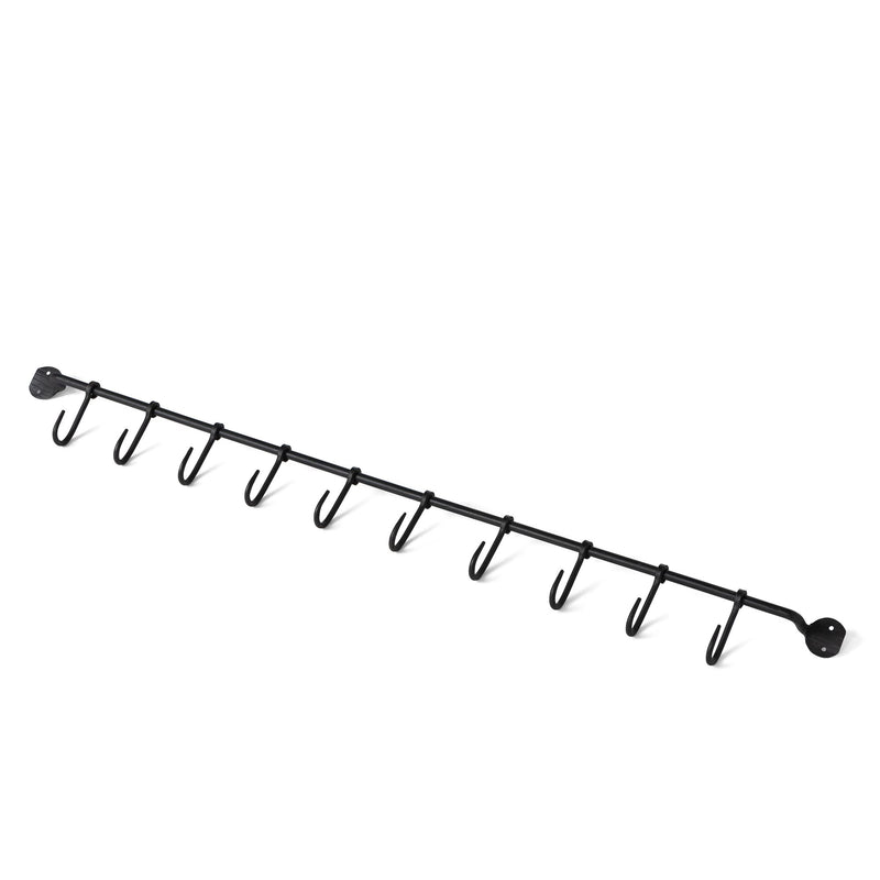 Park Hill Collection Park Hill Pantry & Cafe Forged Iron Rack, 10 Hooks