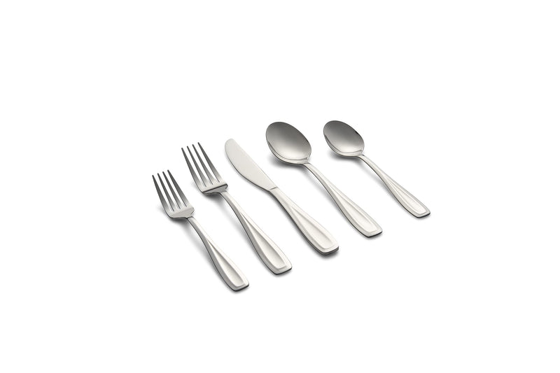 Cambridge Silversmiths Waylen Mirror 20-Piece Flatware Set