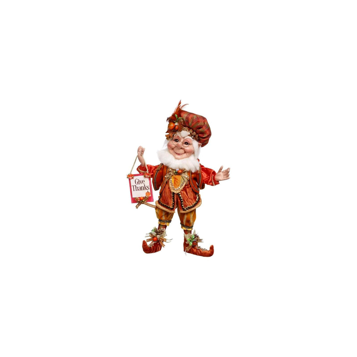 Mark Roberts Figurine, 17 inches, Black, Orange