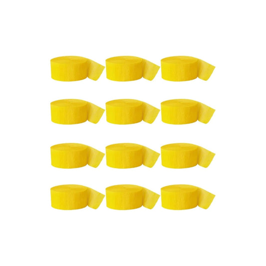 Unique Craft Wrapping Tissue Paper, 81 ft, Bright Yellow