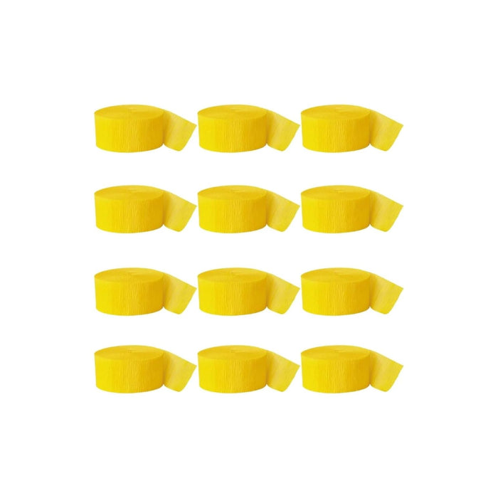 Unique Craft Wrapping Tissue Paper, 81 ft, Bright Yellow
