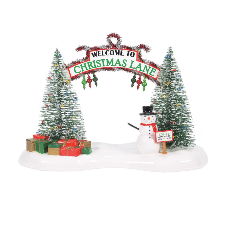 *Department 56 Original Snow Village A Festive Christmas Gate Village Figures