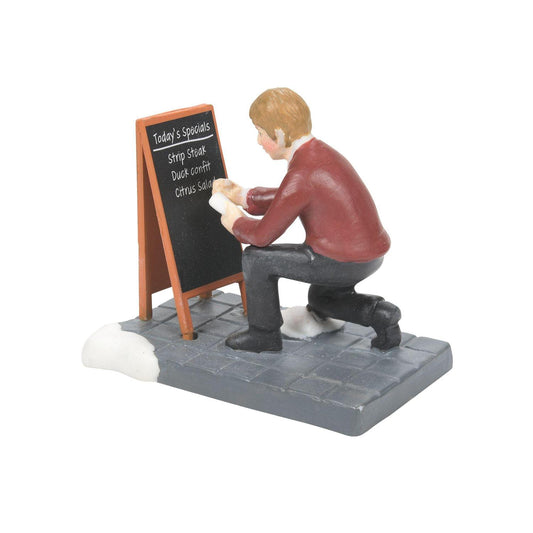 *Department 56 Christmas In City Village Today's Specials, Village Figure, 1.97 Inch, Multicolor