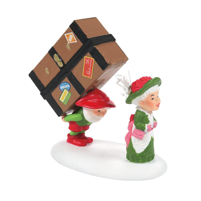 *Department 56 North Pole Series A Weekend Getaway, Village Figure, 2.44 Inch, Multicolor