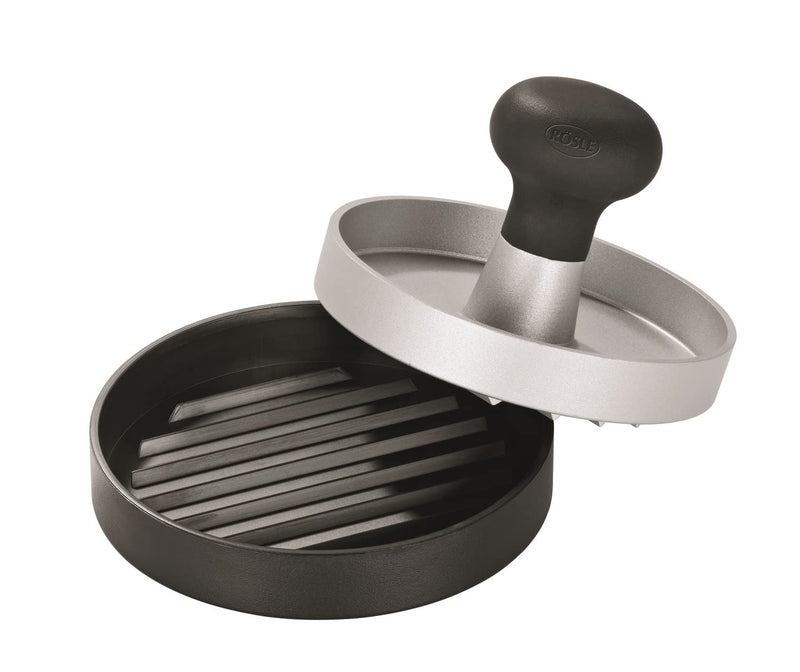 Rösle Burger press, 11 cm, 4.3 in, Silver