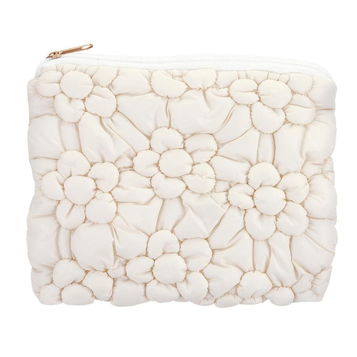47th & Main Cosmetic Case, 6.75" x 8.25", White