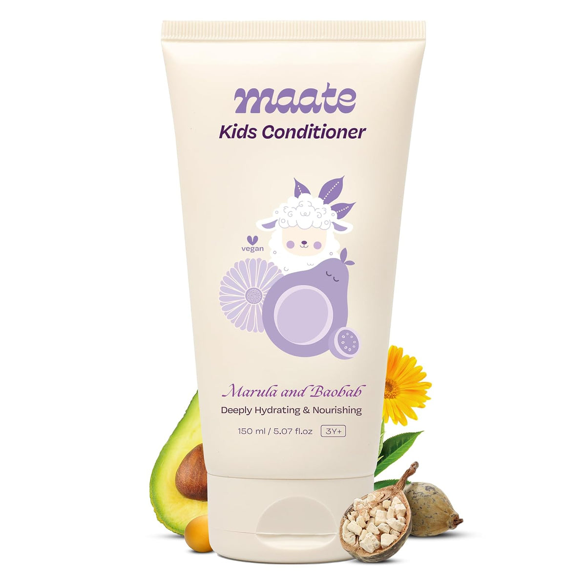 MAATE Conditioner, 5.07 Fl Oz (Pack of 1), Off White
